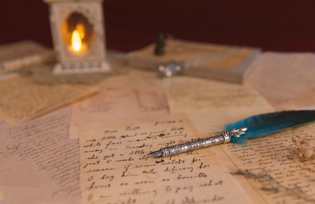 author writing mystery